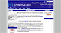 Desktop Screenshot of mindformusic.com