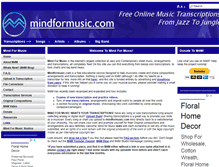 Tablet Screenshot of mindformusic.com